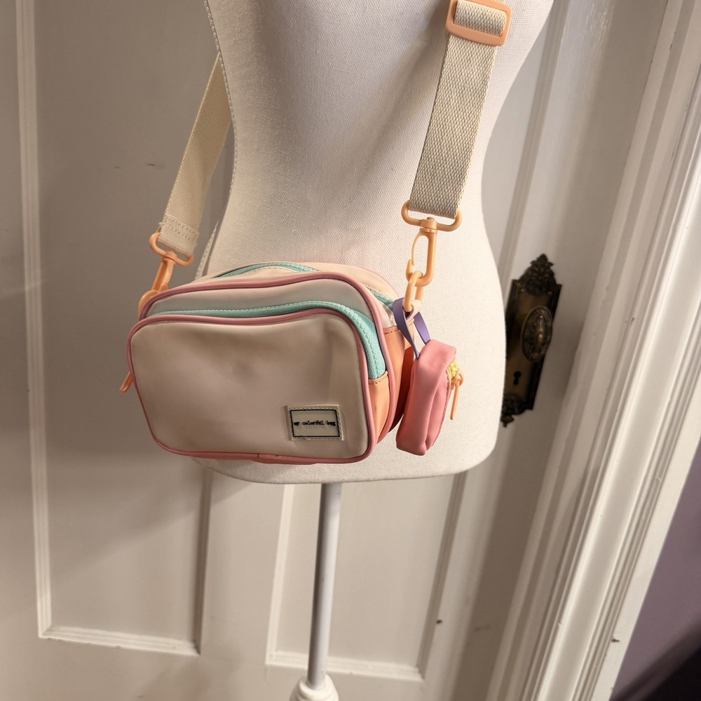 Zara Pastel Multi-Color Crossbody Bag